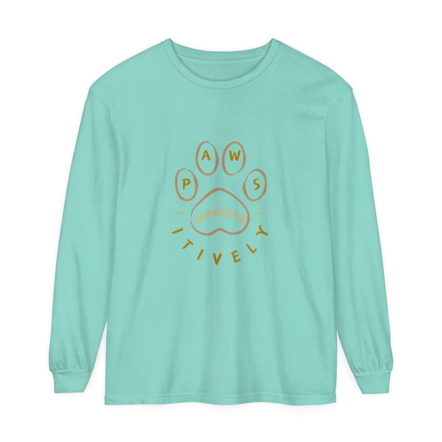 Pawsitively Doodleful Unisex Long Sleeve T-Shirt