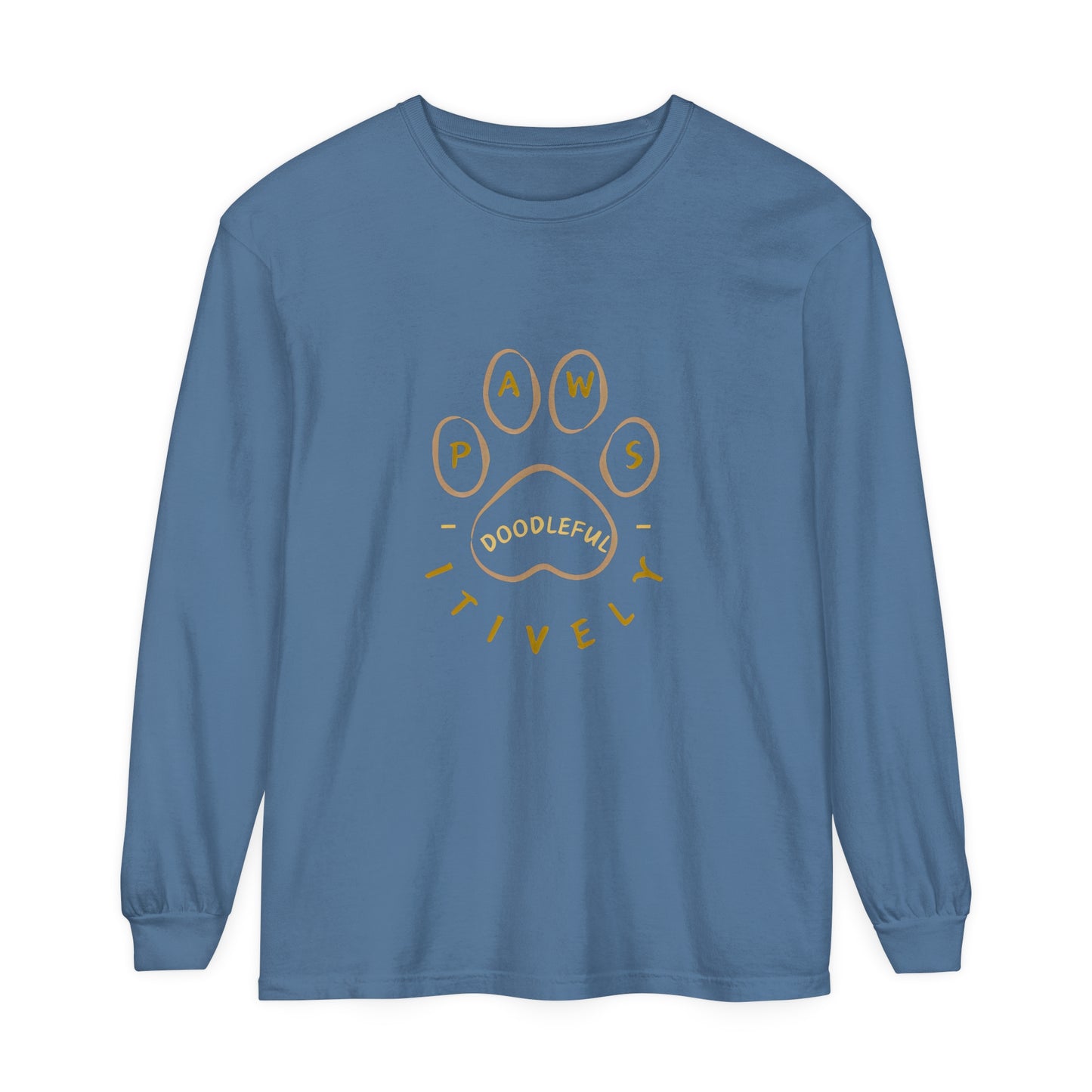 Pawsitively Doodleful Unisex Long Sleeve T-Shirt