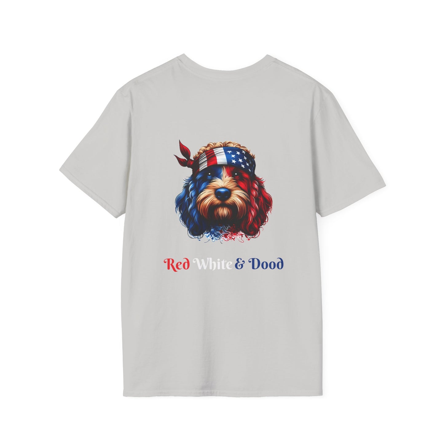Red White and Dood Unisex Softstyle T-Shirt