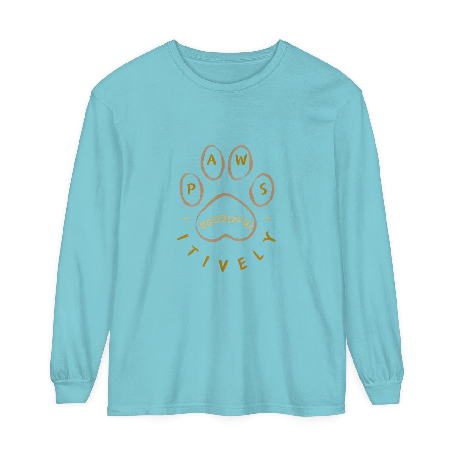 Pawsitively Doodleful Unisex Long Sleeve T-Shirt