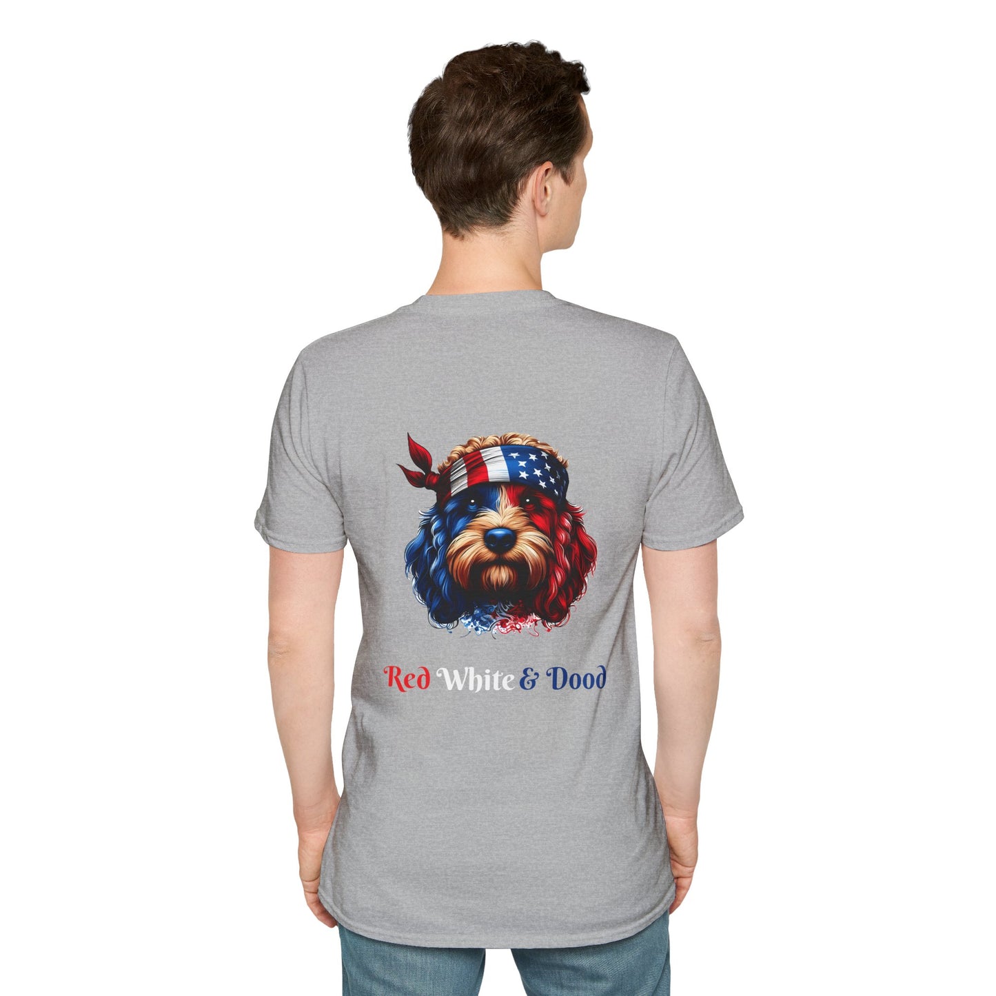 Red White and Dood Unisex Softstyle T-Shirt