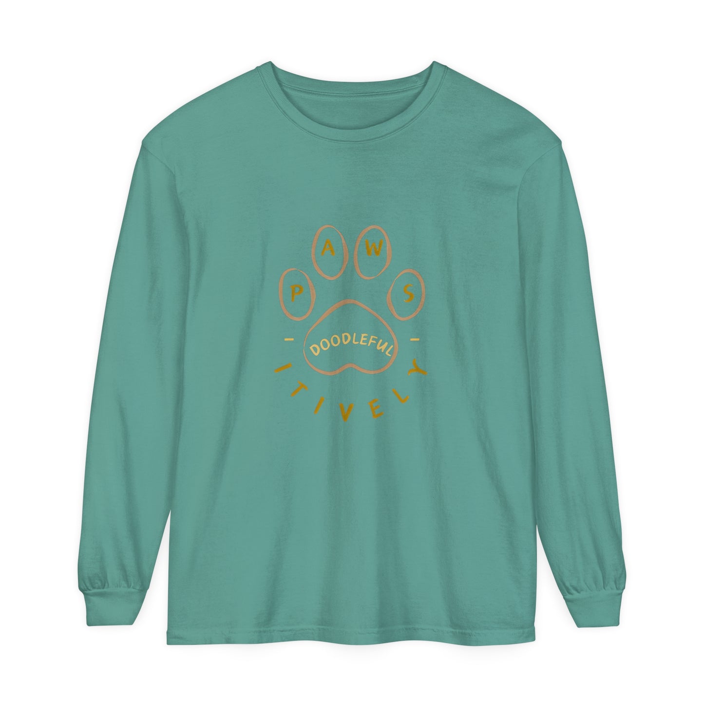 Pawsitively Doodleful Unisex Long Sleeve T-Shirt