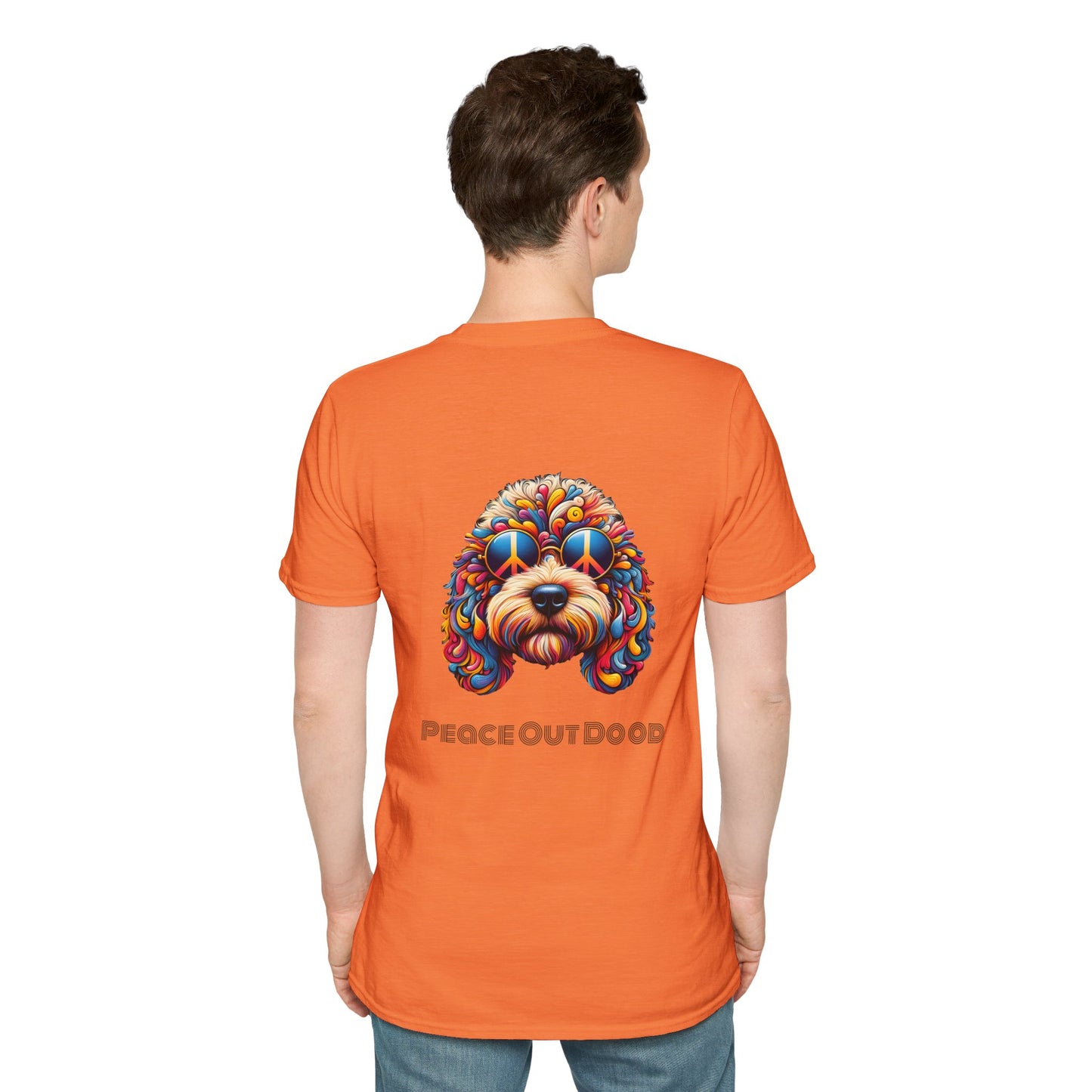 Peace Out Dood Unisex Softstyle T-Shirt