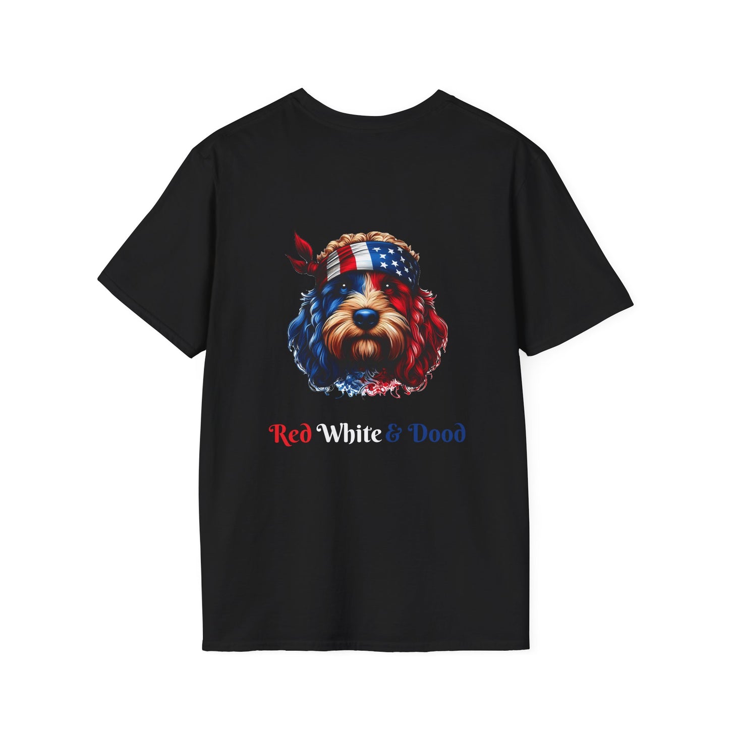 Red White and Dood Unisex Softstyle T-Shirt