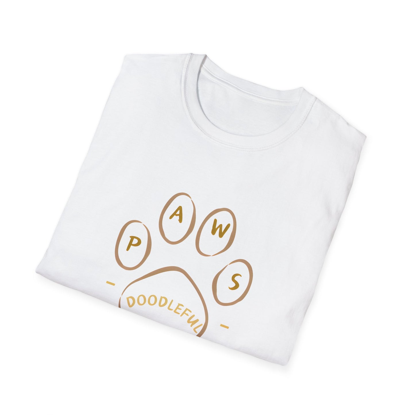 Pawsitively Doodleful Unisex Softstyle T-Shirt