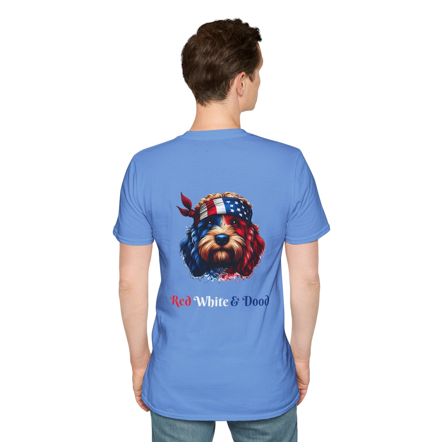 Red White and Dood Unisex Softstyle T-Shirt
