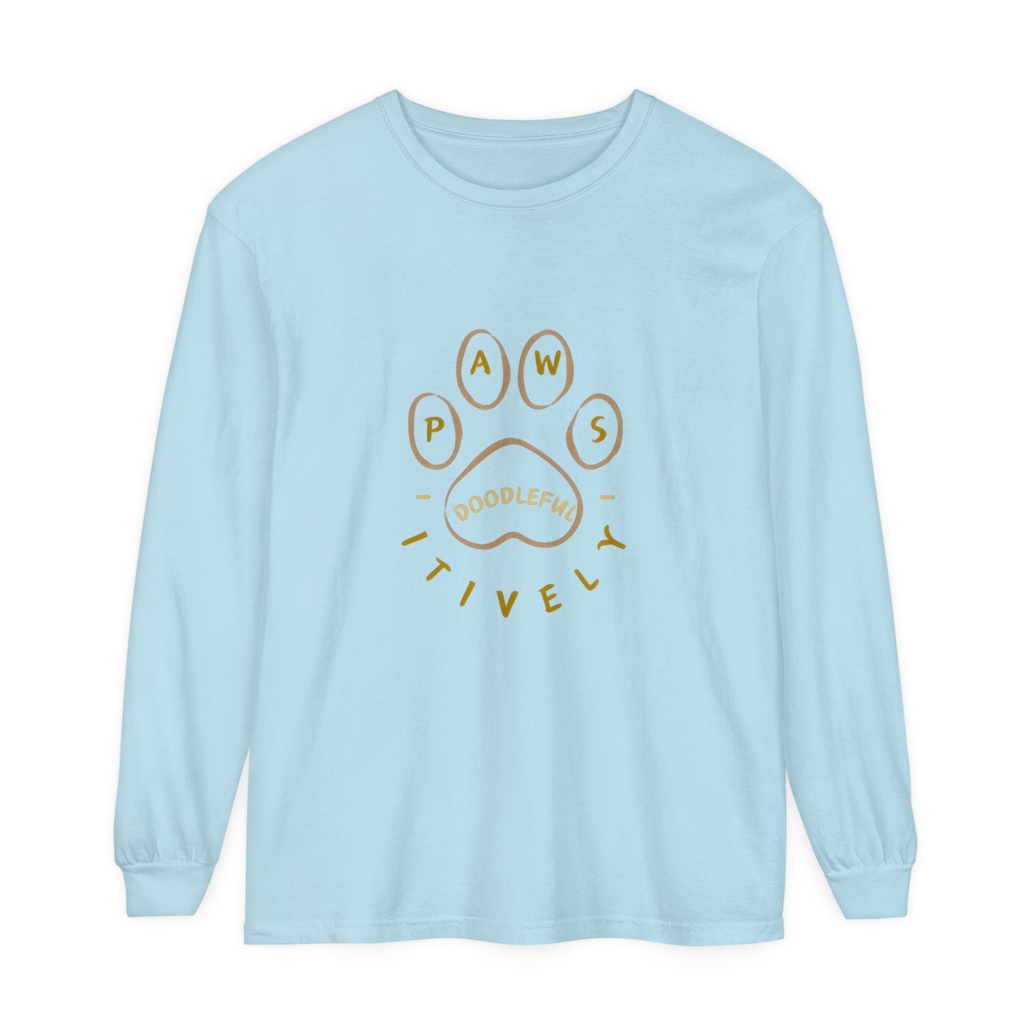 Pawsitively Doodleful Unisex Long Sleeve T-Shirt