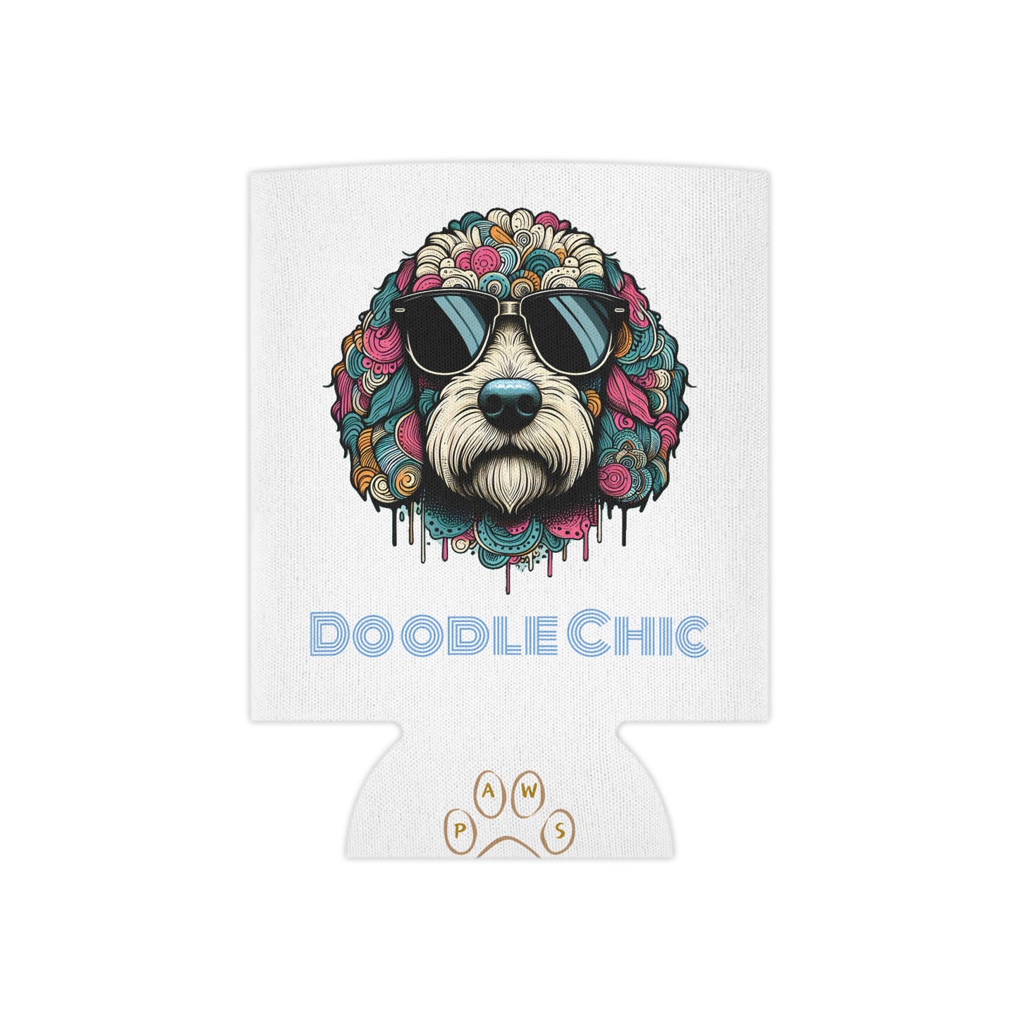 Doodle Chic Can Cooler