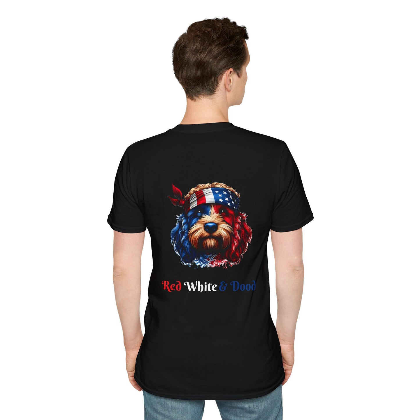 Red White and Dood Unisex Softstyle T-Shirt