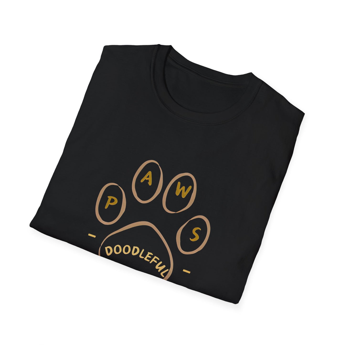 Pawsitively Doodleful Unisex Softstyle T-Shirt