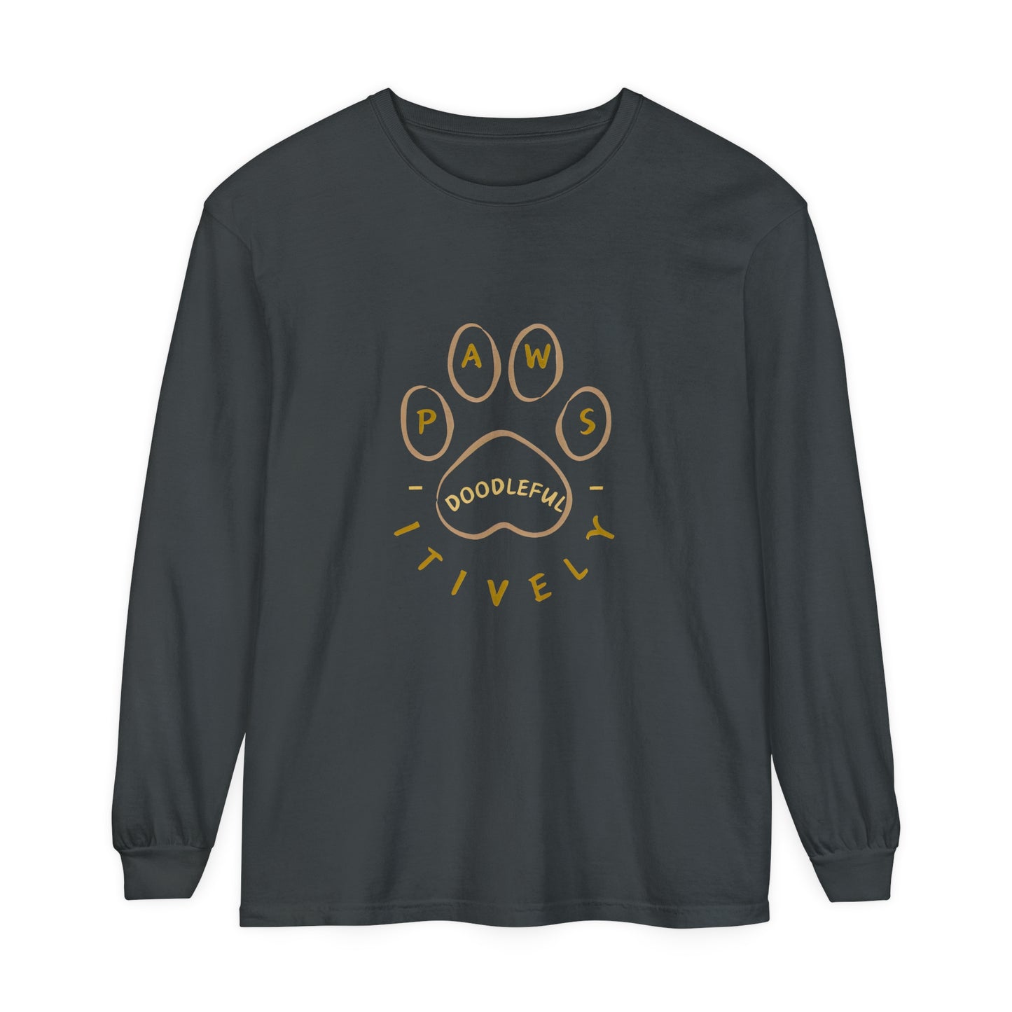 Pawsitively Doodleful Unisex Long Sleeve T-Shirt