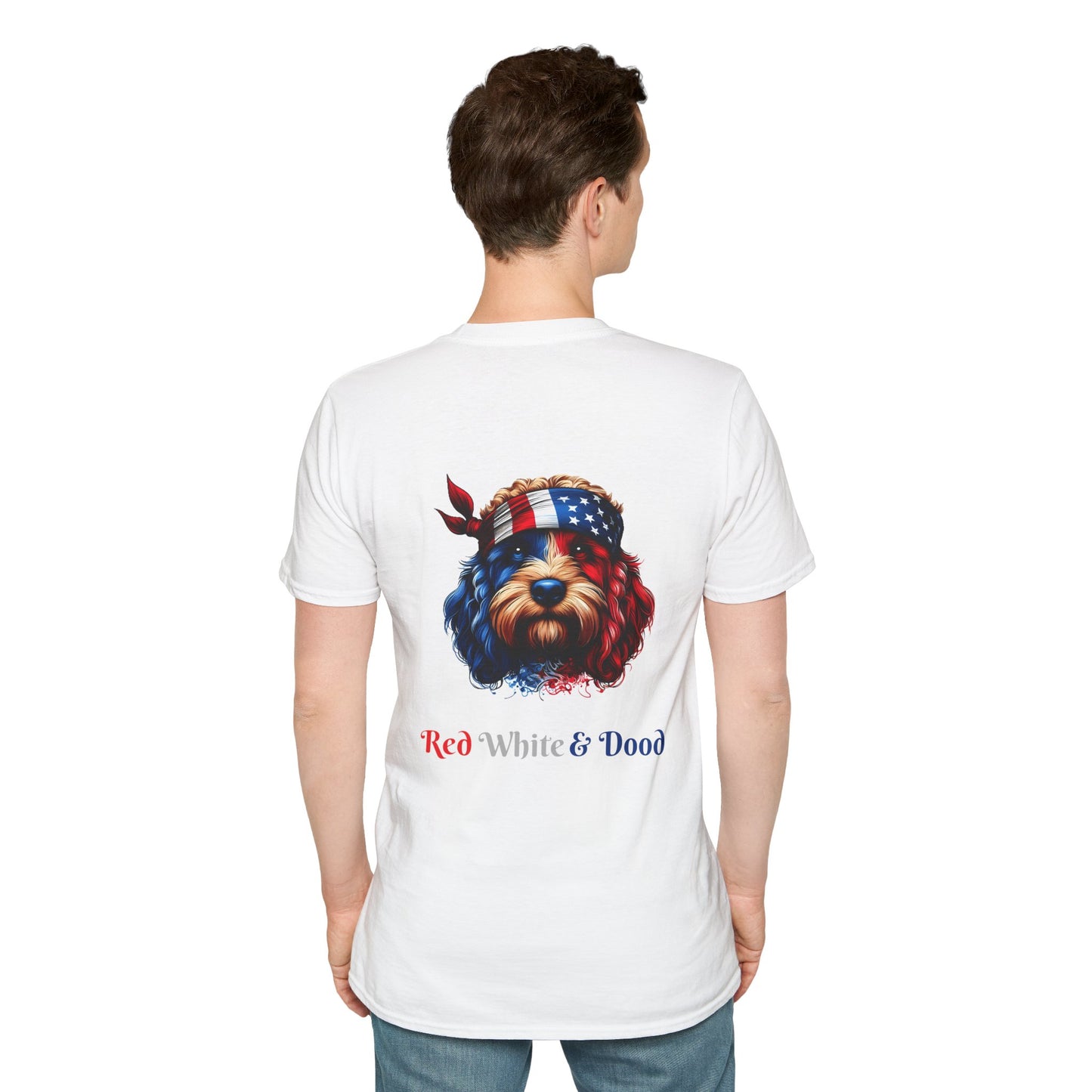 Red White and Dood Unisex Softstyle T-Shirt