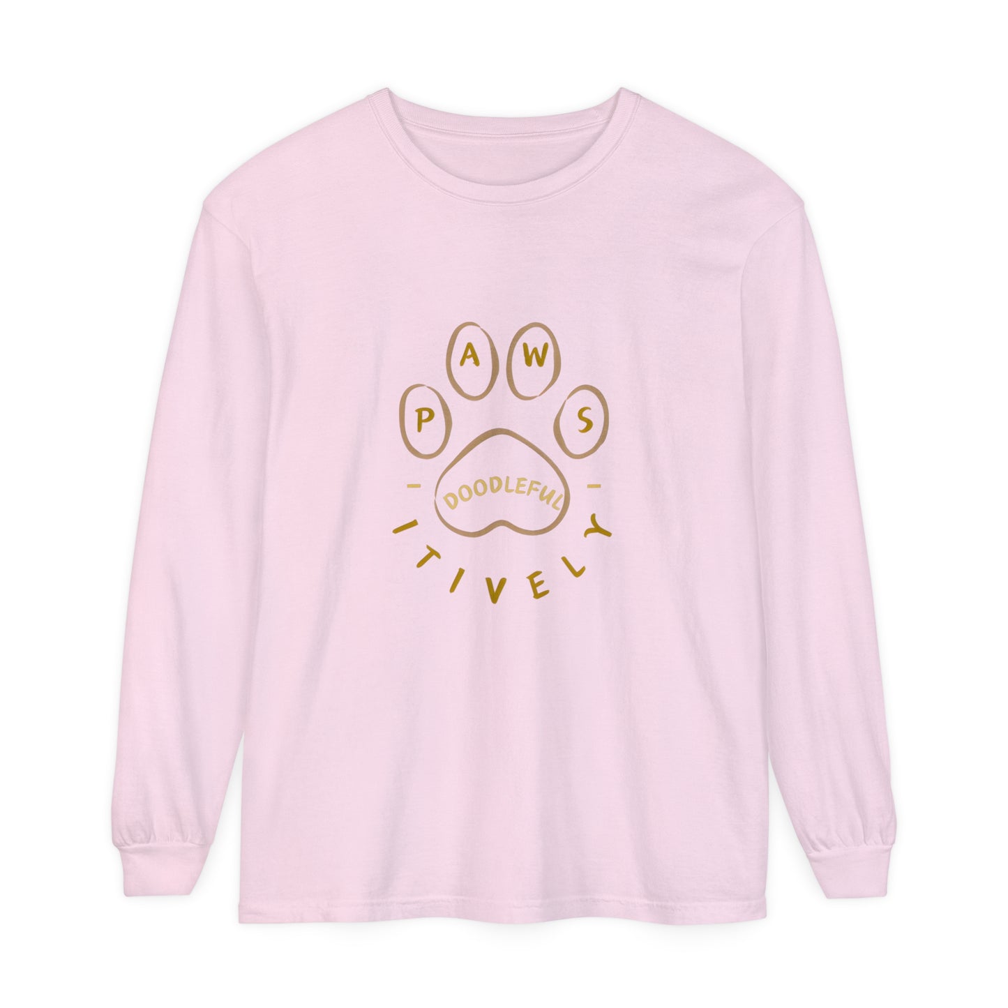 Pawsitively Doodleful Unisex Long Sleeve T-Shirt