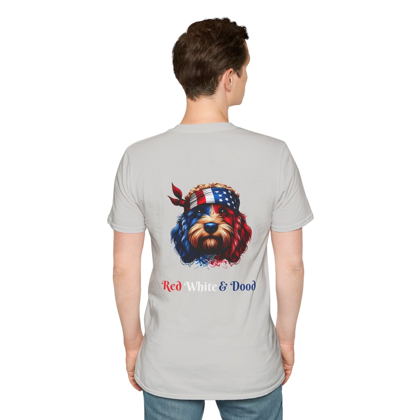 Red White and Dood Unisex Softstyle T-Shirt