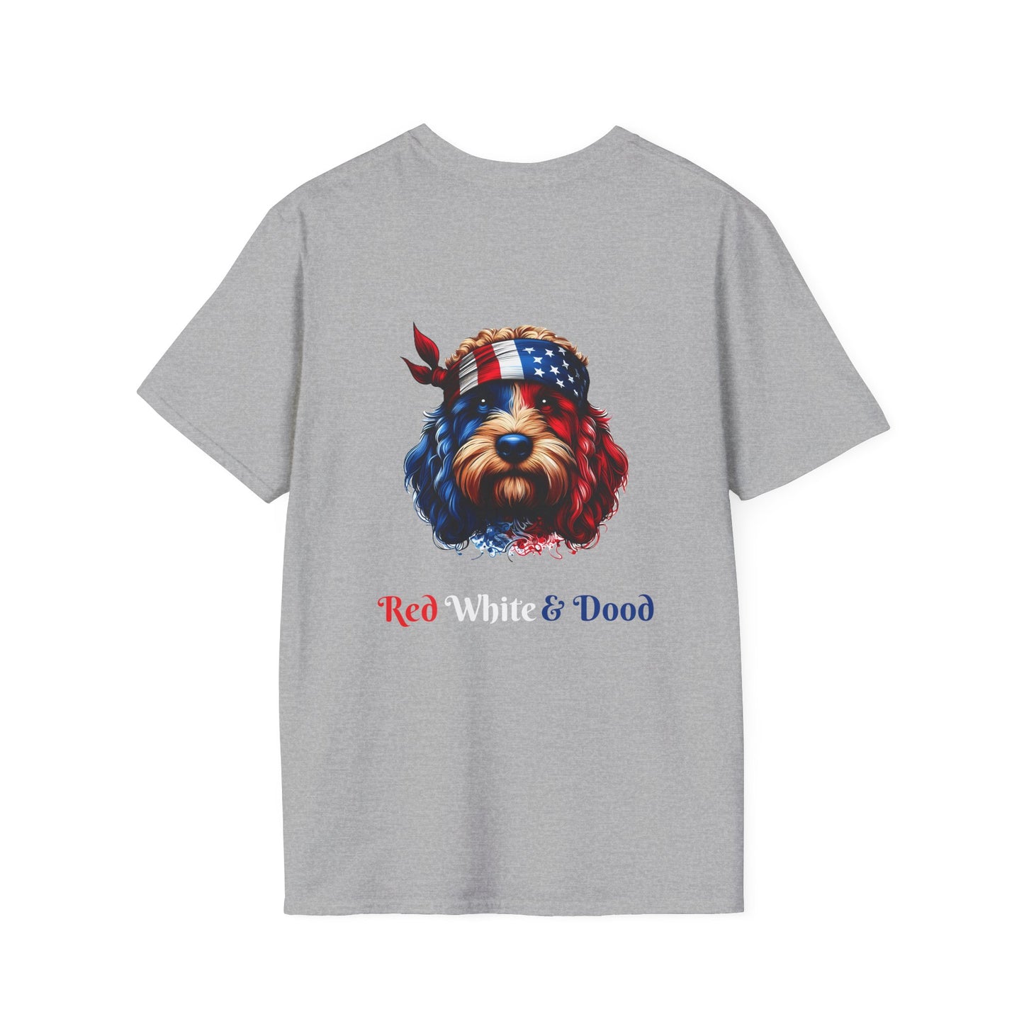 Red White and Dood Unisex Softstyle T-Shirt