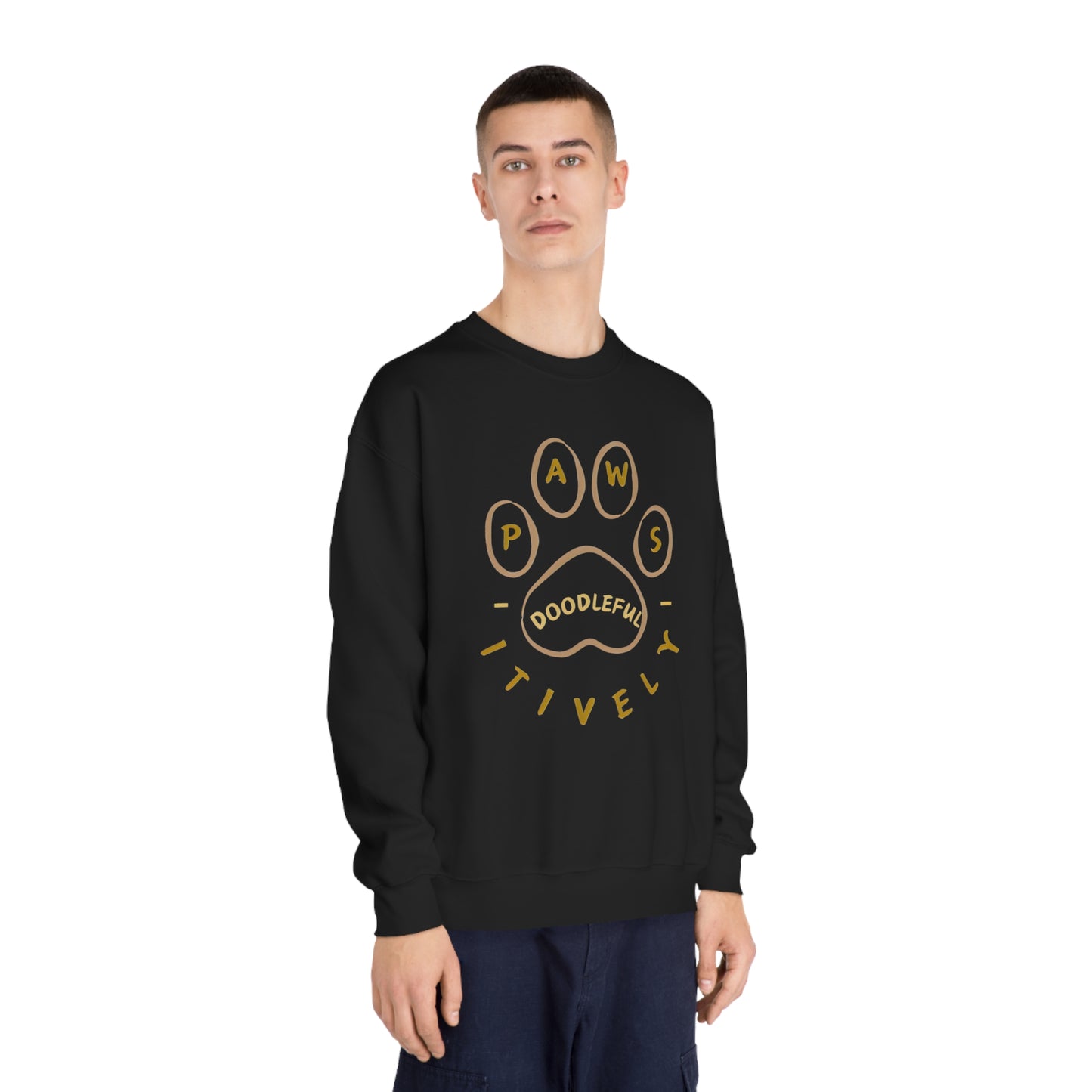 Pawsitively Doodleful Unisex DryBlend® Crewneck Sweatshirt