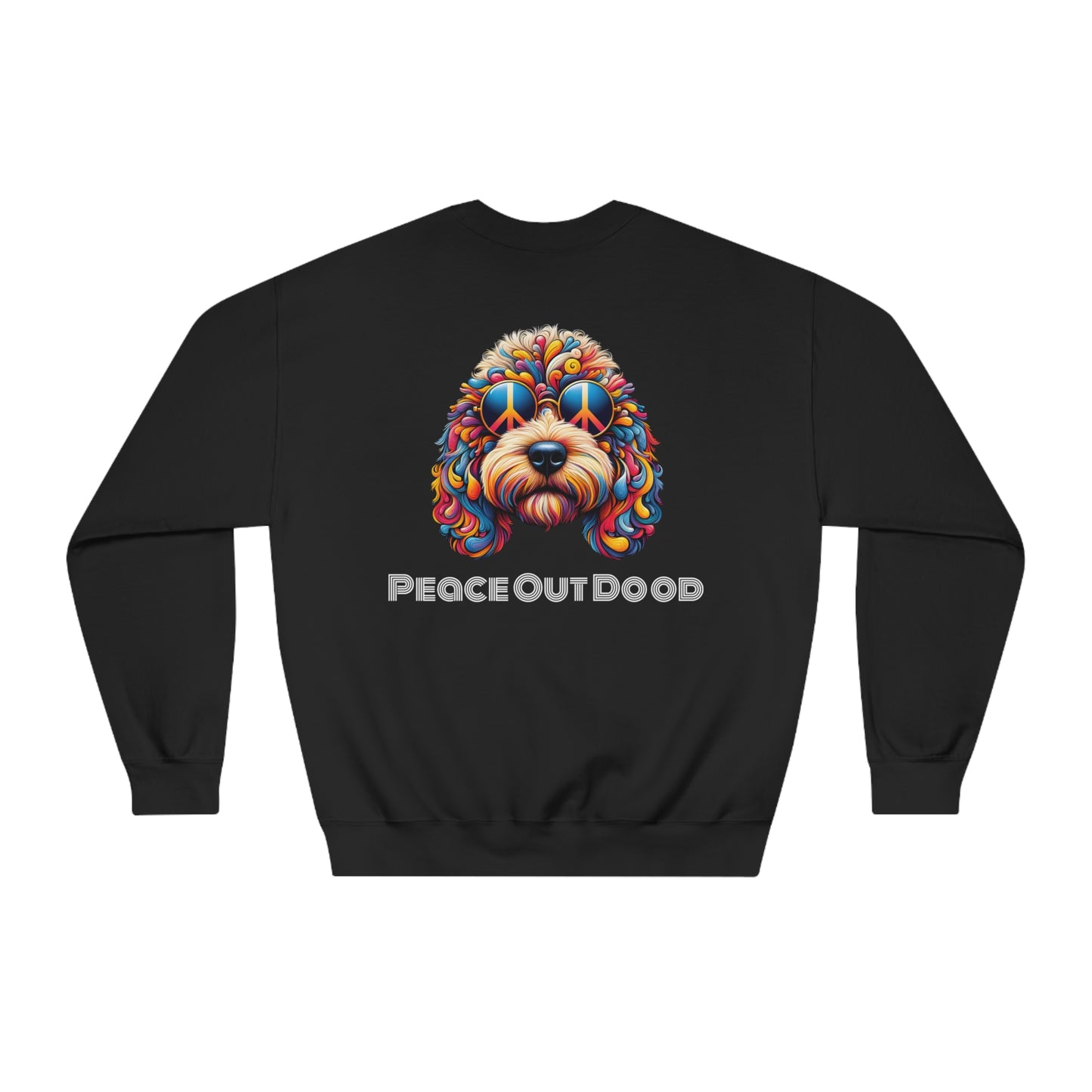 Peace Out Dood Unisex DryBlend® Crewneck Sweatshirt