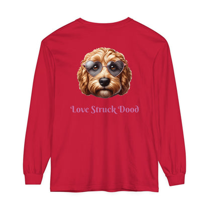 Love Struck Dood Unisex Garment-dyed Long Sleeve T-Shirt