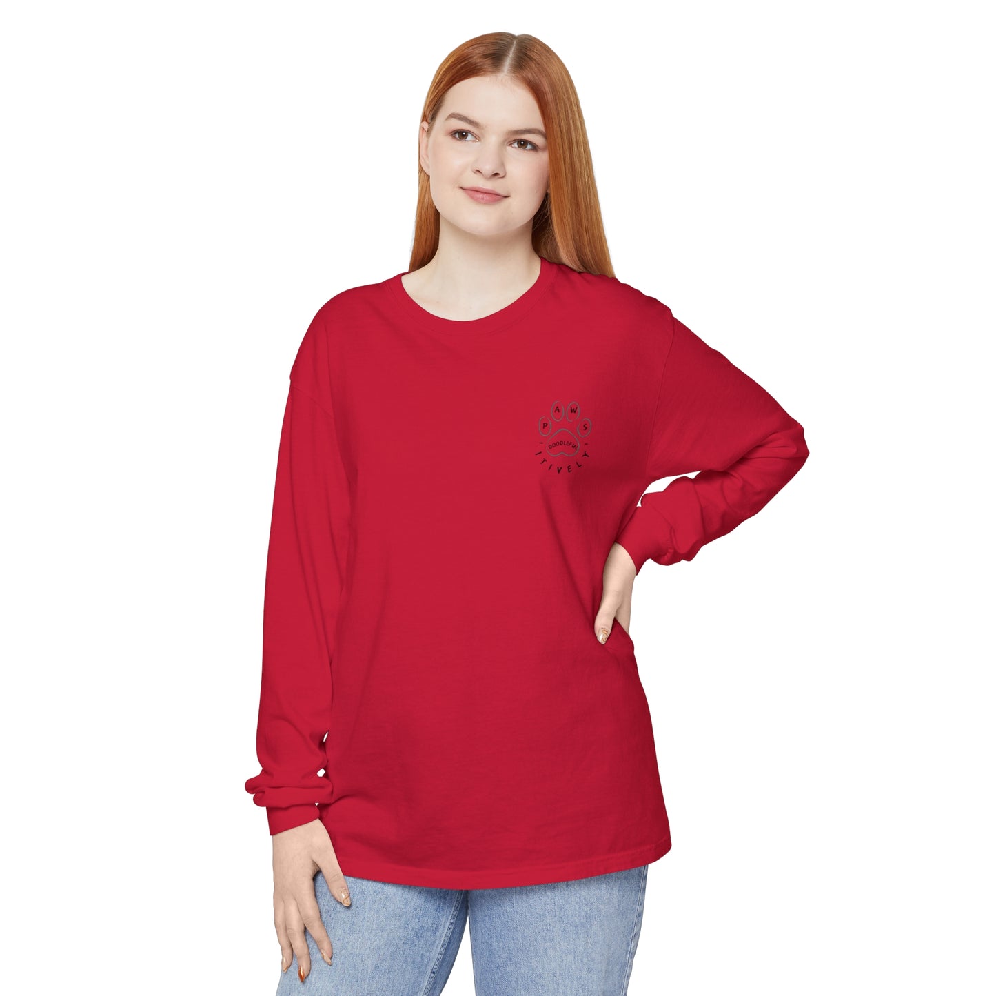 Love Struck Dood Unisex Garment-dyed Long Sleeve T-Shirt