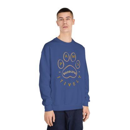 Pawsitively Doodleful Unisex DryBlend® Crewneck Sweatshirt