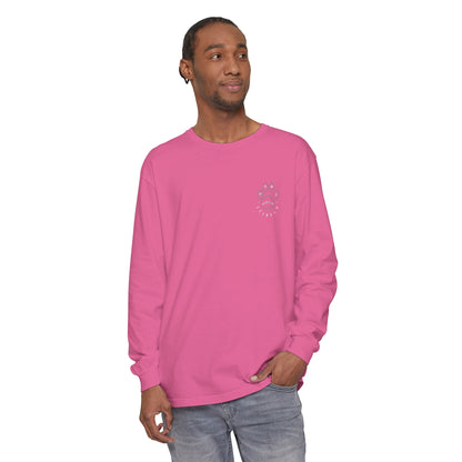 Doodle Chic Unisex Garment-dyed Long Sleeve T-Shirt