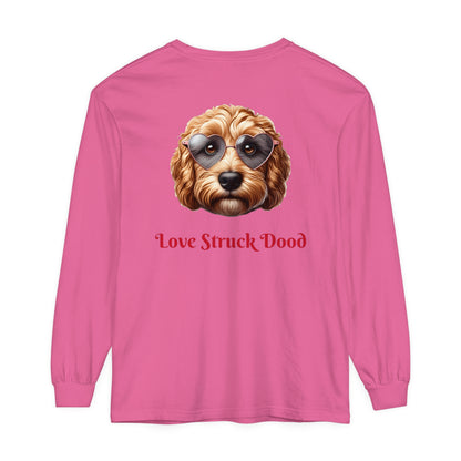 Love Struck Dood Unisex Garment-dyed Long Sleeve T-Shirt