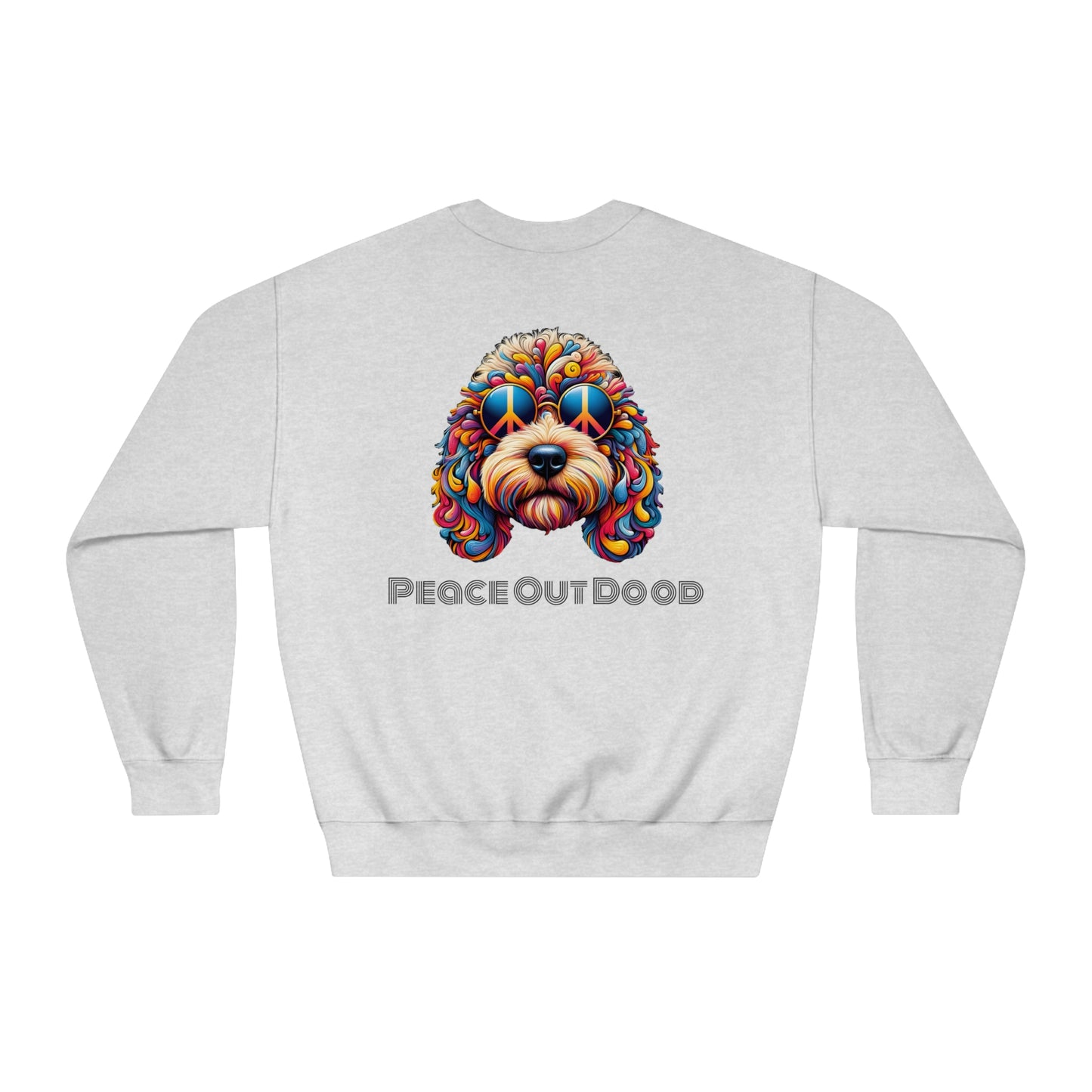 Peace Out Dood Unisex DryBlend® Crewneck Sweatshirt