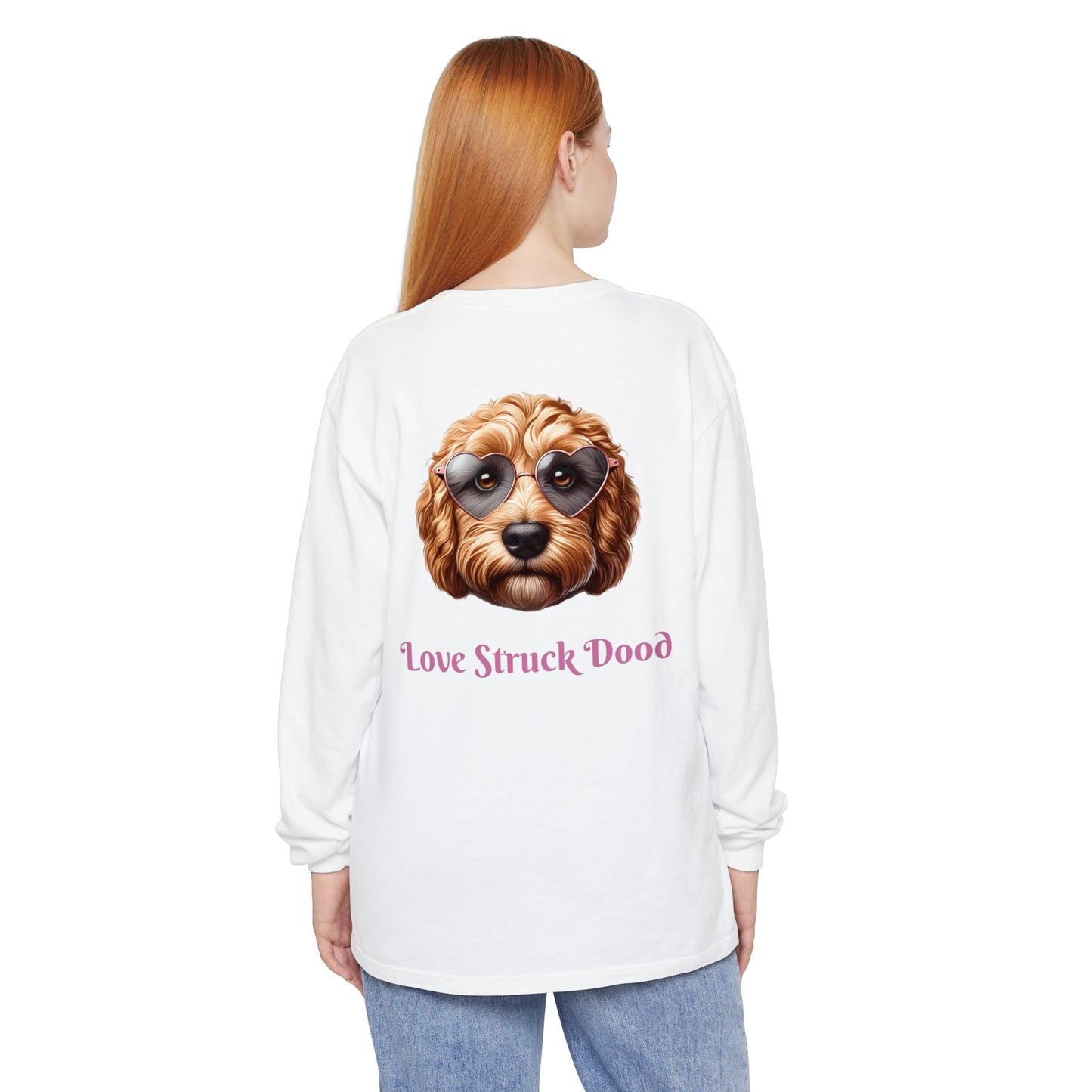 Love Struck Dood Unisex Garment-dyed Long Sleeve T-Shirt