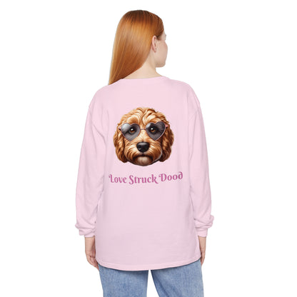 Love Struck Dood Unisex Garment-dyed Long Sleeve T-Shirt