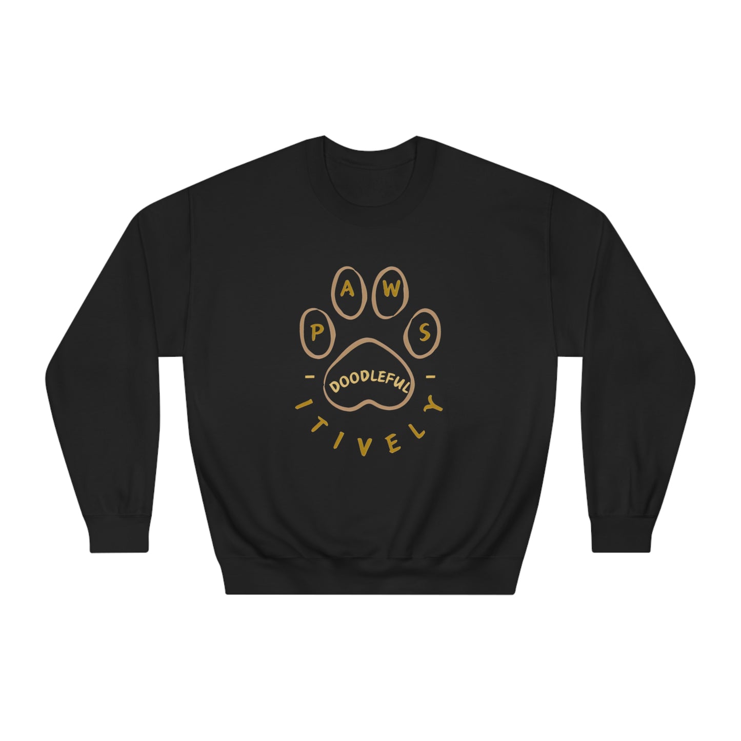 Pawsitively Doodleful Unisex DryBlend® Crewneck Sweatshirt