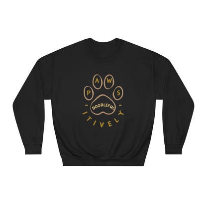 Pawsitively Doodleful Unisex DryBlend® Crewneck Sweatshirt