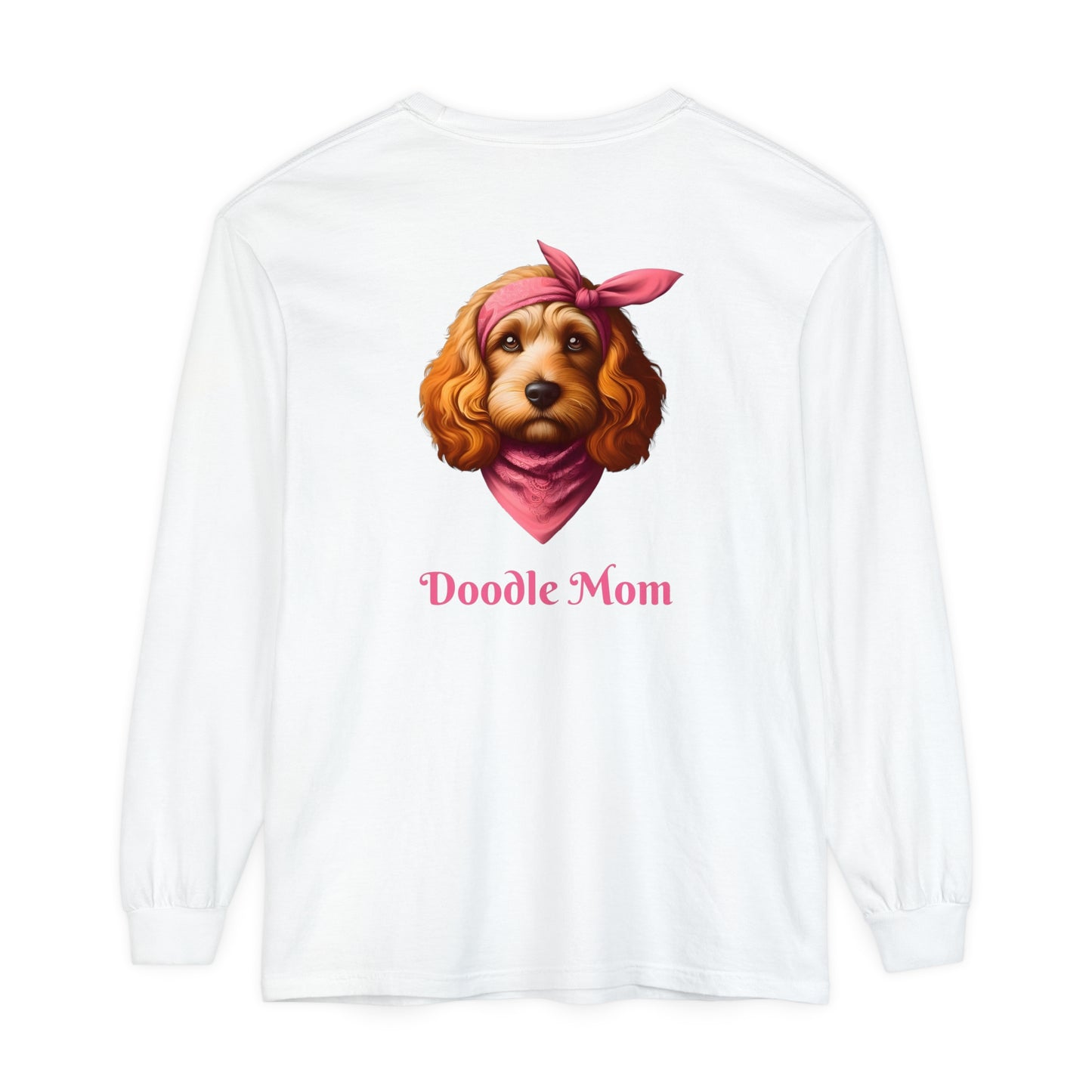 Doodle Mom Unisex Garment-dyed Long Sleeve T-Shirt