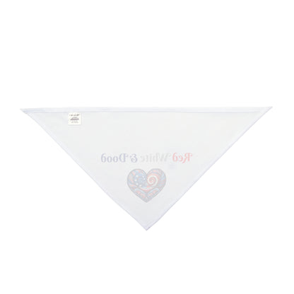 Red, White, & Dood Pet Bandana