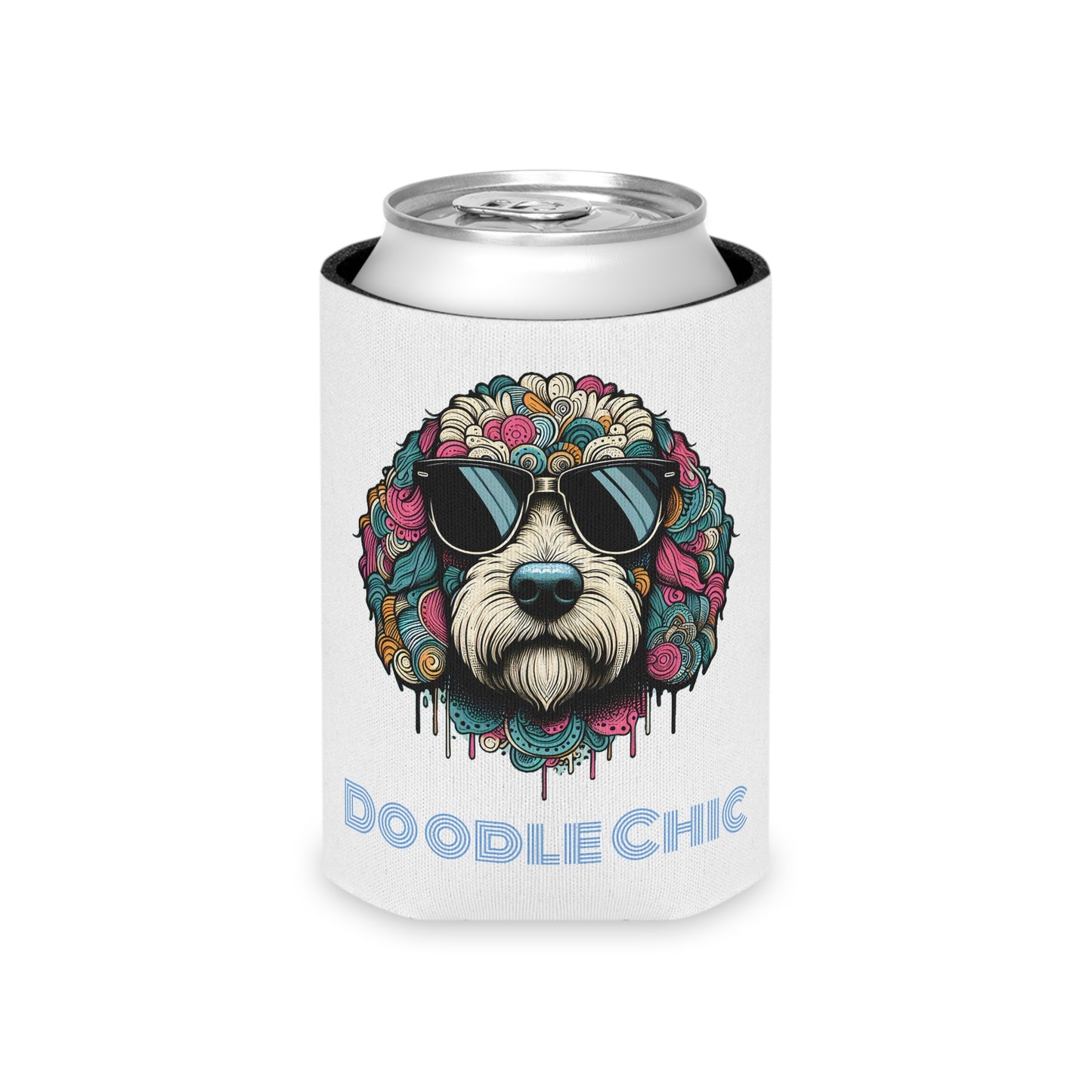 Doodle Chic Can Cooler