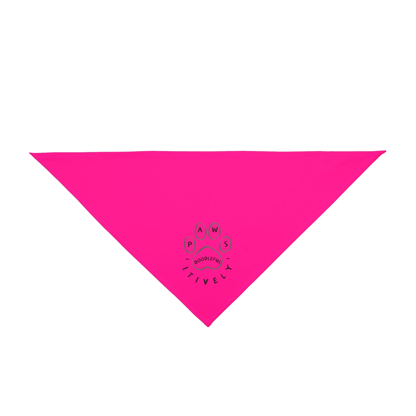 Hot Pink Logo Pet Bandana