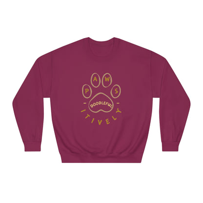 Pawsitively Doodleful Unisex DryBlend® Crewneck Sweatshirt