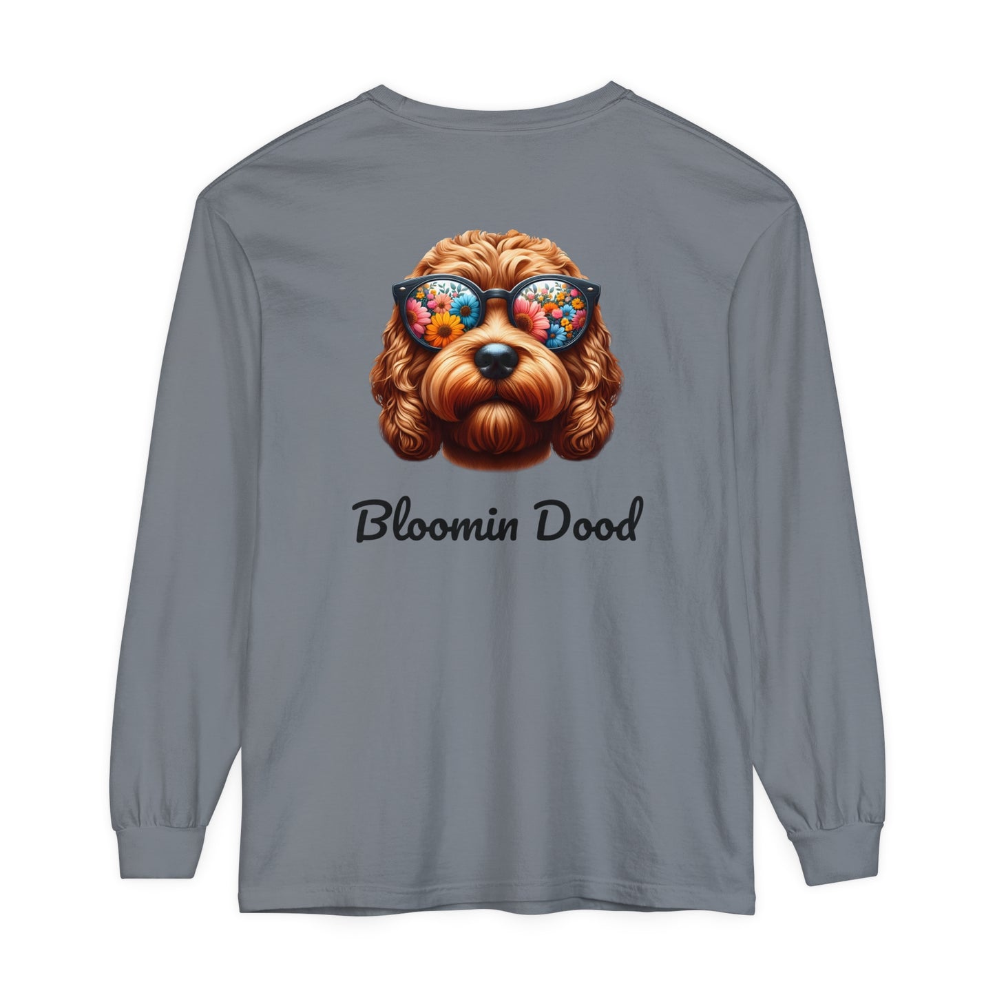 Bloomin Dood Unisex Garment-dyed Long Sleeve T-Shirt