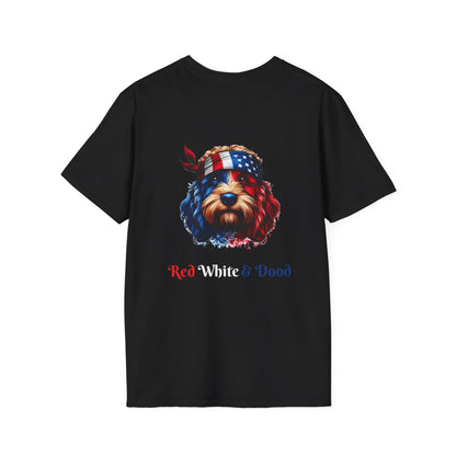 Red White and Dood Unisex Softstyle T-Shirt