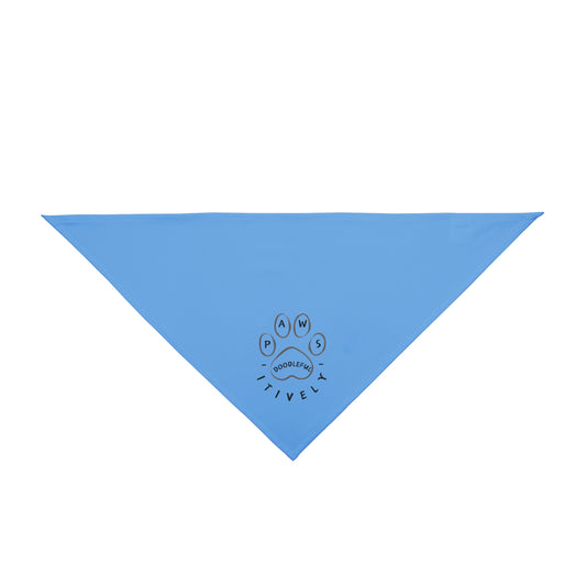 Blue Logo Pet Bandana