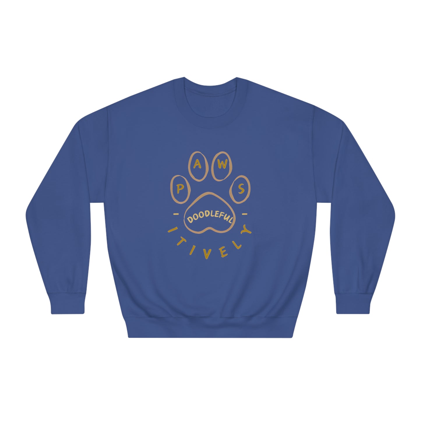 Pawsitively Doodleful Unisex DryBlend® Crewneck Sweatshirt