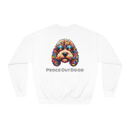 Peace Out Dood Unisex DryBlend® Crewneck Sweatshirt