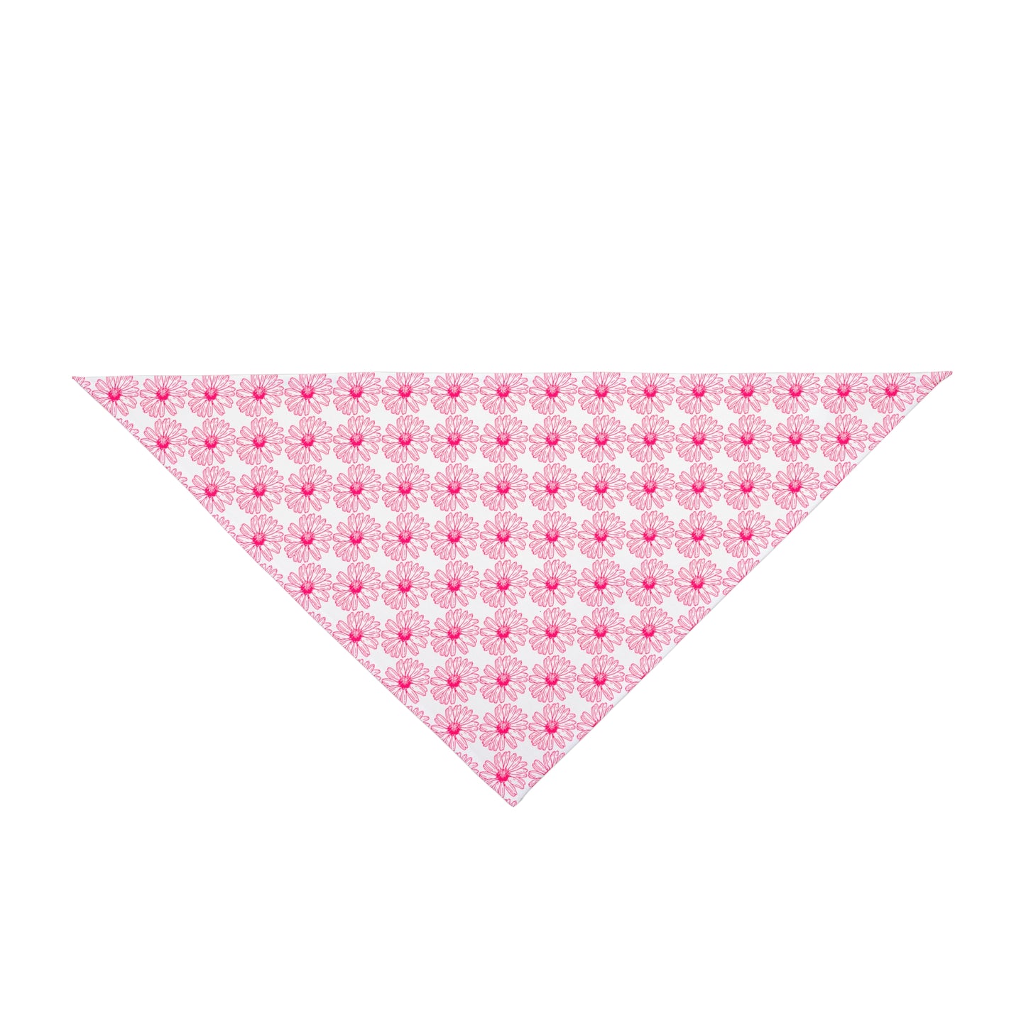 Pink Flower Pet Bandana