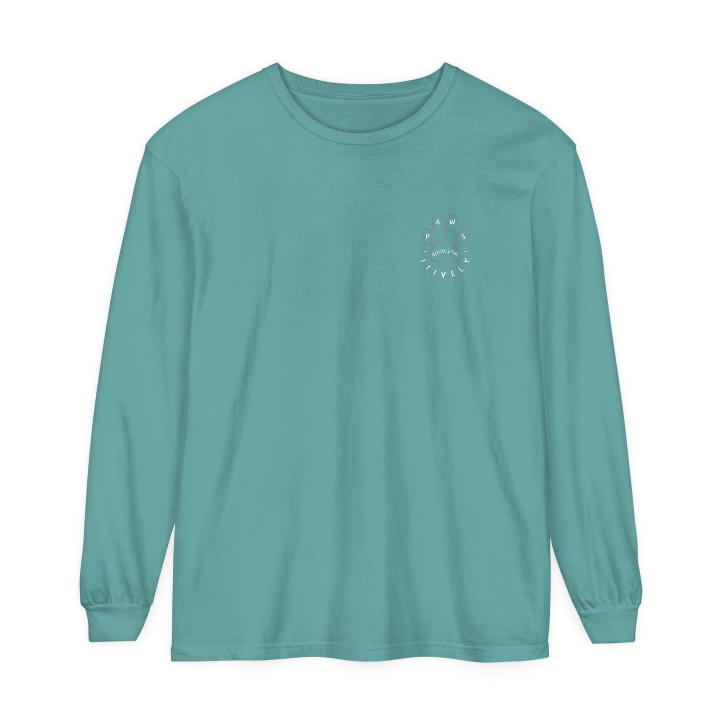 Doodle Chic Unisex Garment-dyed Long Sleeve T-Shirt