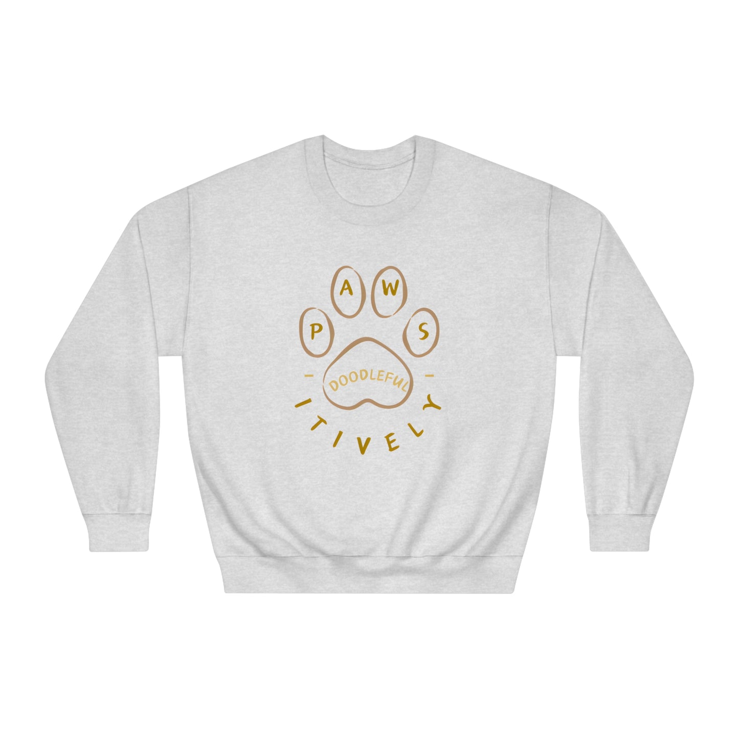 Pawsitively Doodleful Unisex DryBlend® Crewneck Sweatshirt