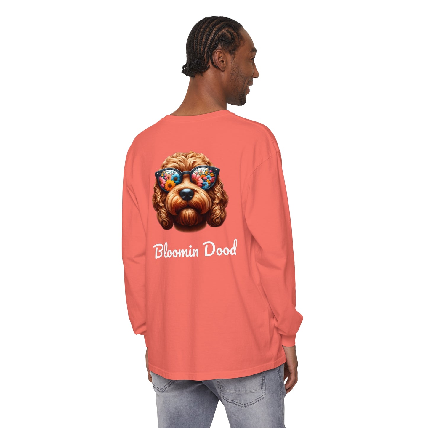 Bloomin Dood Unisex Garment-dyed Long Sleeve T-Shirt