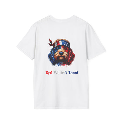 Red White and Dood Unisex Softstyle T-Shirt