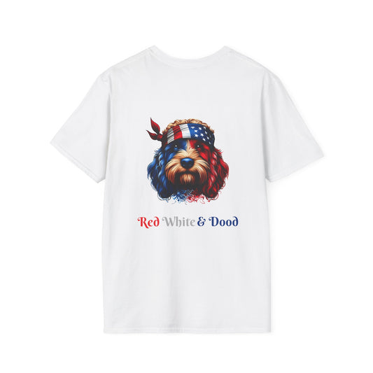 Red White and Dood Unisex Softstyle T-Shirt