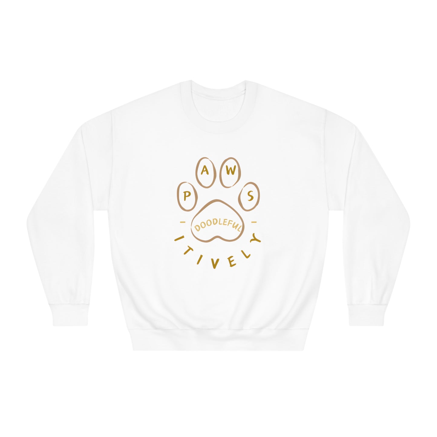 Pawsitively Doodleful Unisex DryBlend® Crewneck Sweatshirt