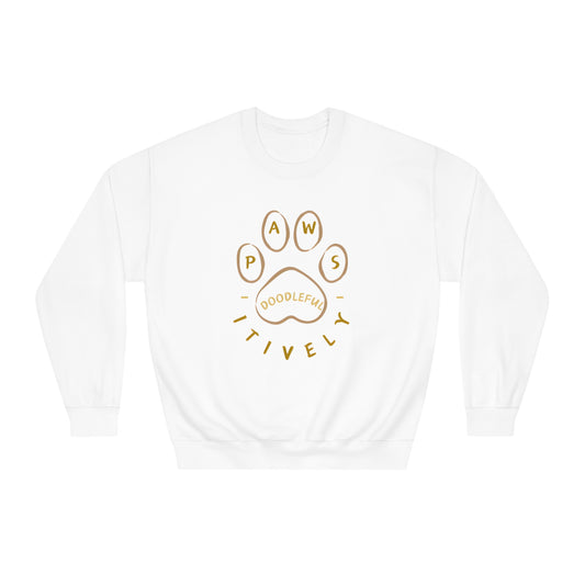 Pawsitively Doodleful Unisex DryBlend® Crewneck Sweatshirt