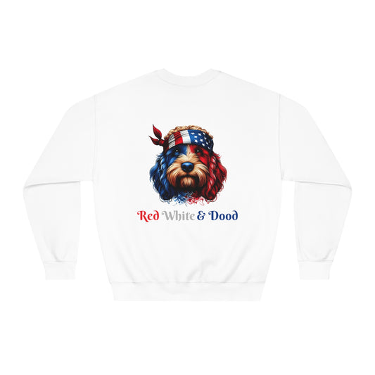 Red White and Dood Unisex DryBlend® Crewneck Sweatshirt